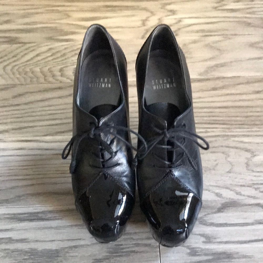 Stuart Weitzman Vintage Y2K Lace-Up Heels | Size 7.5